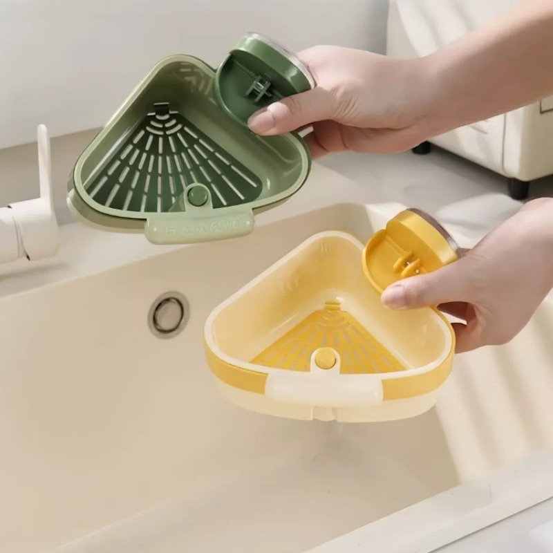 Commercial Kitchen Bin - ‌ ตะกร้ากรองอ่างล้างจาน - ดีไซน์เข้ามุมเพื่อการติดตั้งง่ายและทำความสะอาดรวดเร็วสำหรับเศษอาหารและการระบายน้ำ