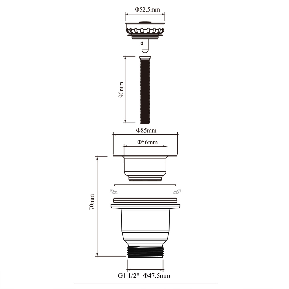 Talea 114 มม.Golden Corlor ชุด - Commercial Kitchen Bin บทวิจารณ์และราคา