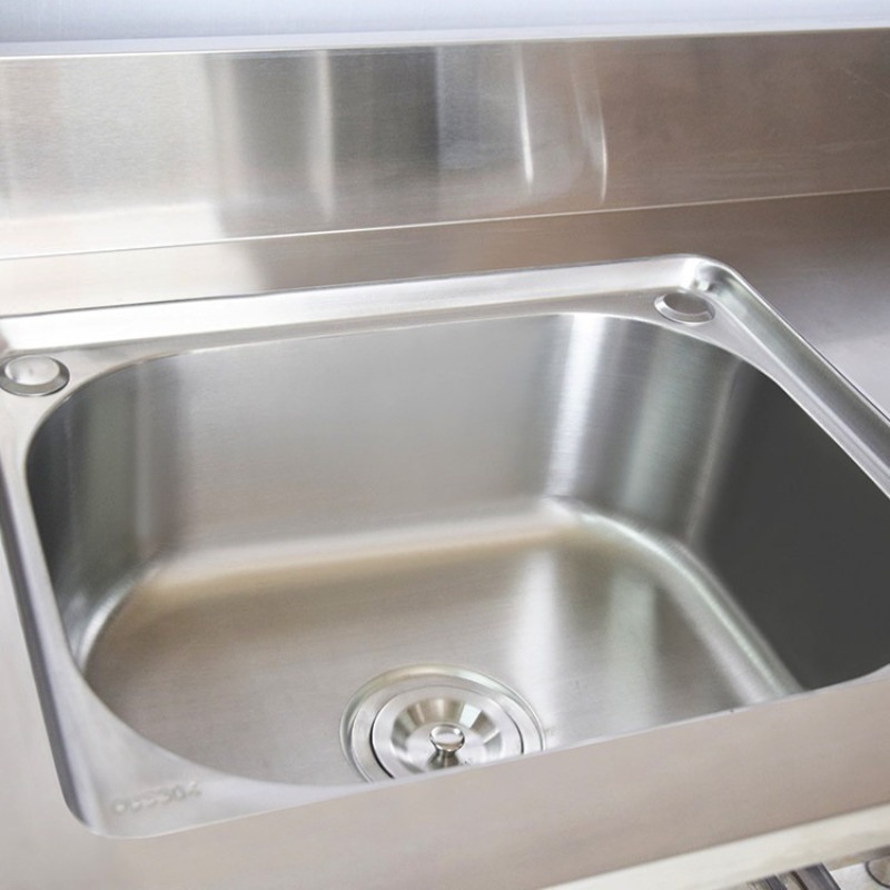 อ่างล้างจานสแตนเลสแบบตั้งพื้นพ - Commercial Kitchen Worktops บทวิจารณ์และราคา