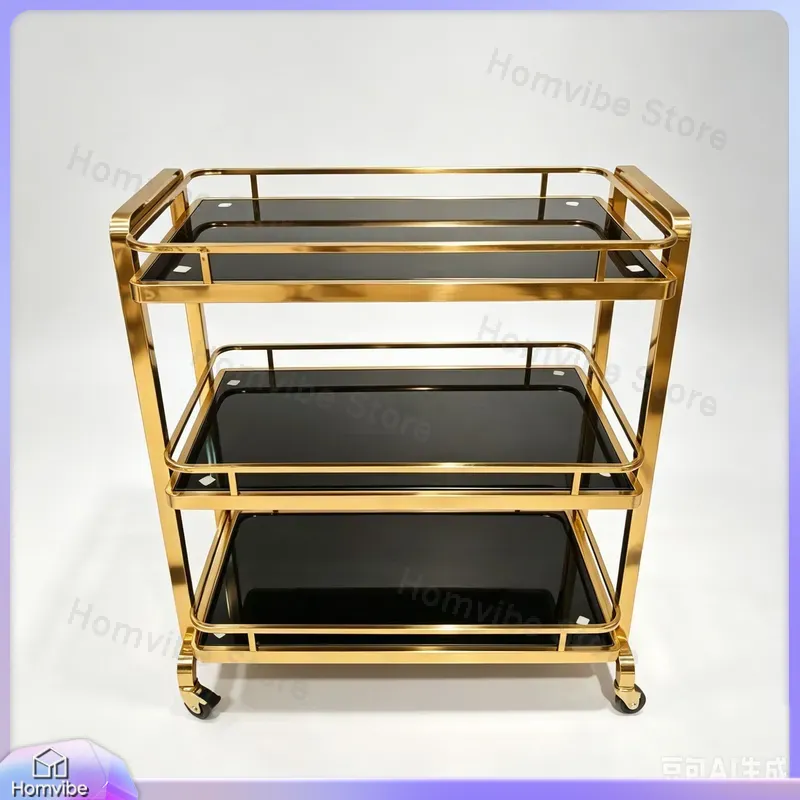 รถเข็นสแตนเลส 3 ชั้น แบบมีล้อ  - Commercial Kitchen And Bar บทวิจารณ์และราคา
